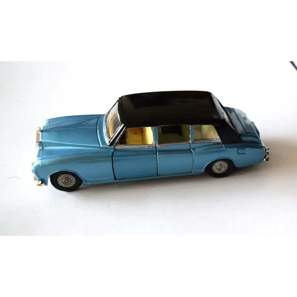 Vintage Dinky #152 Rolls Royce Phantom V Car Blue w/ Chauffeur Driver Limousine